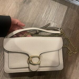 White coach crossbody bag